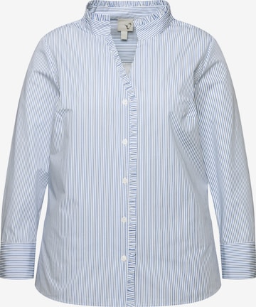 Ulla Popken Blouse in Blauw: voorkant