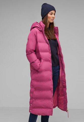 STREET ONE Winter Coat in Pink: front
