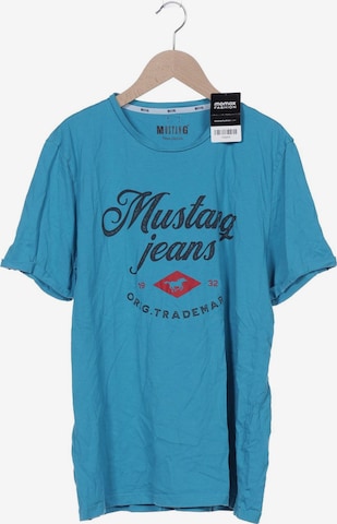 MUSTANG T-Shirt L in Blau: predná strana