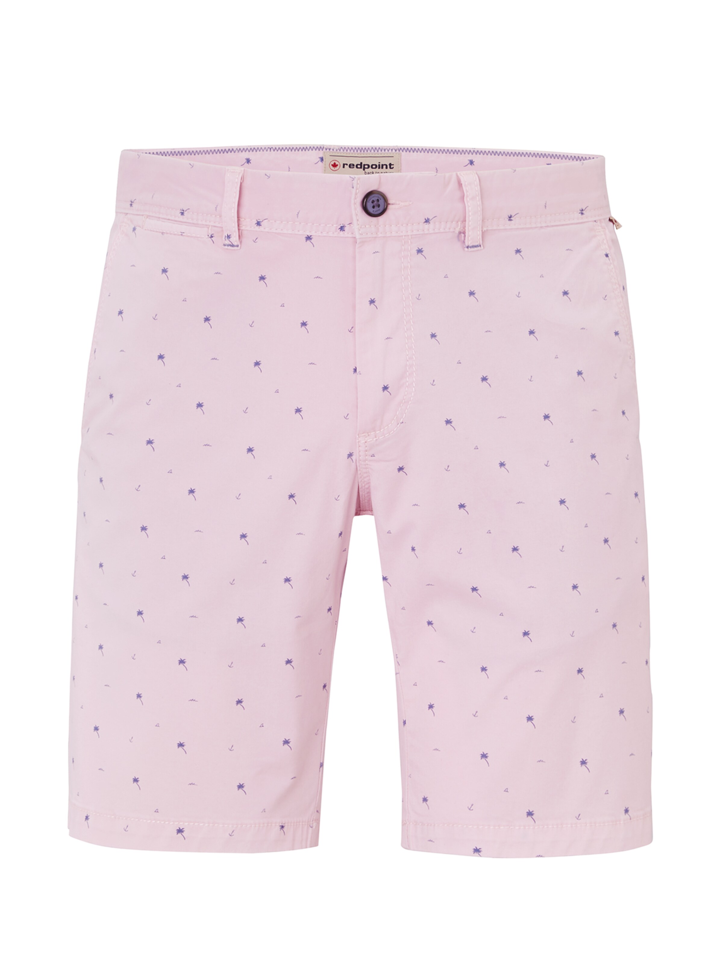 REDPOINT Slim fit Chino Pants in Pink: front