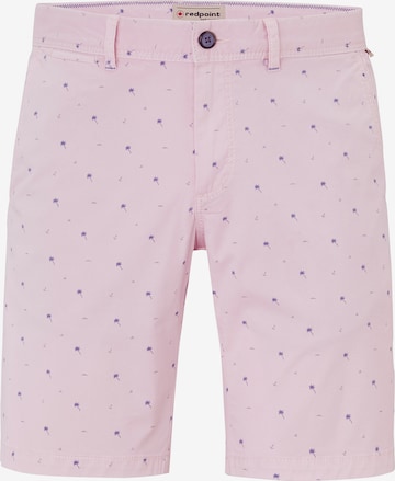 REDPOINT Slimfit Chinohose in Pink: predná strana