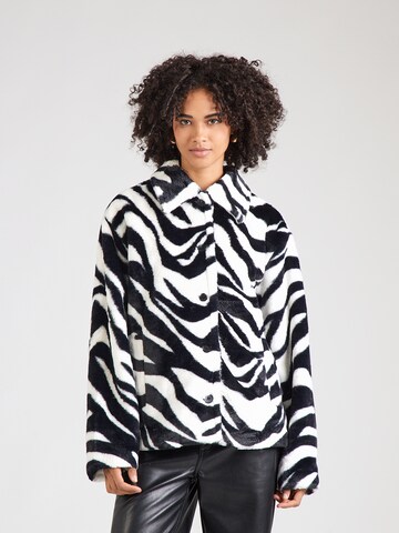 PIECES Övergångsjacka 'PCROBYN' i svart: framsida