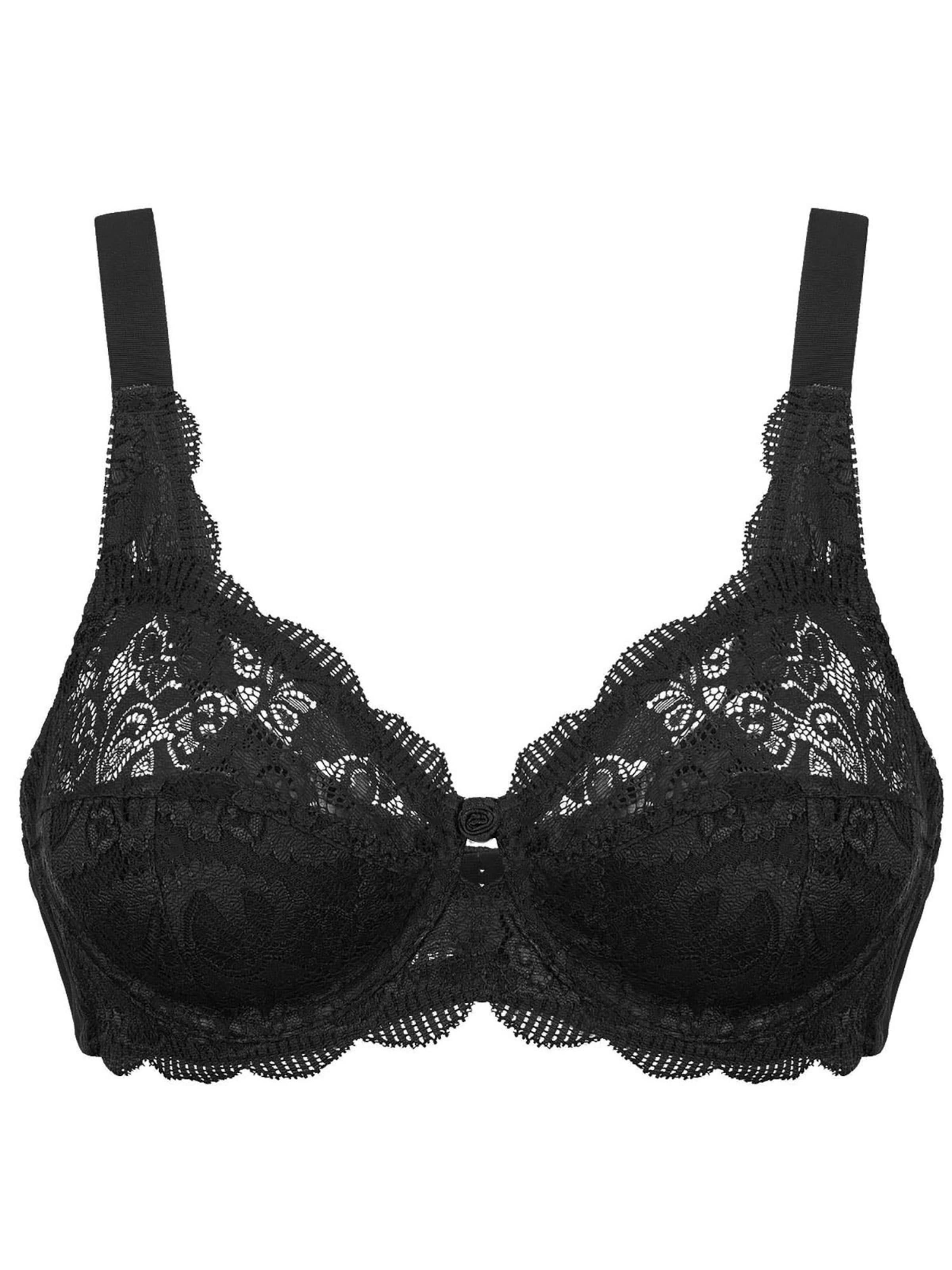 SUSA Bra 'Latina' in Black: front