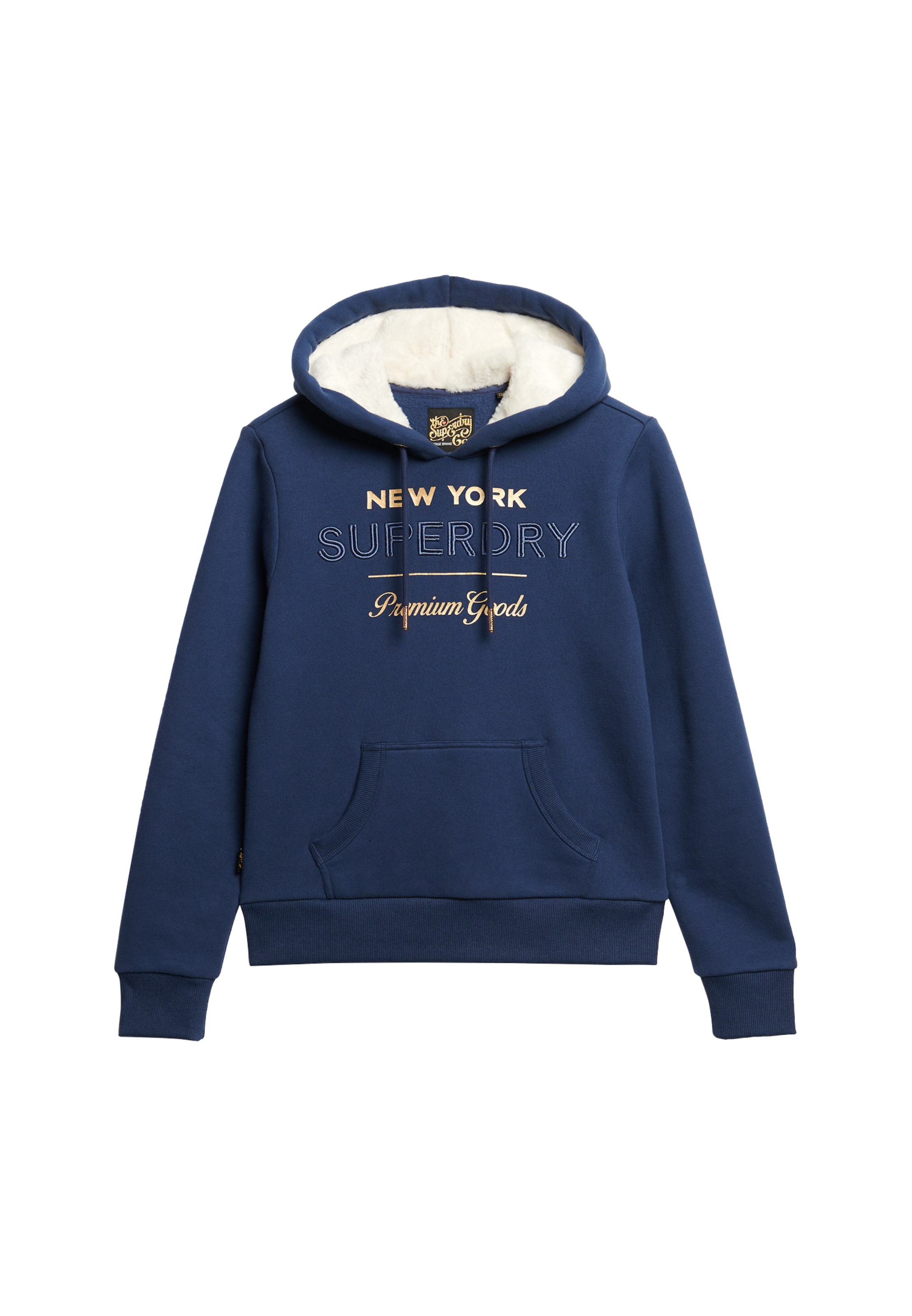 Sweat-shirt Superdry en bleu : devant