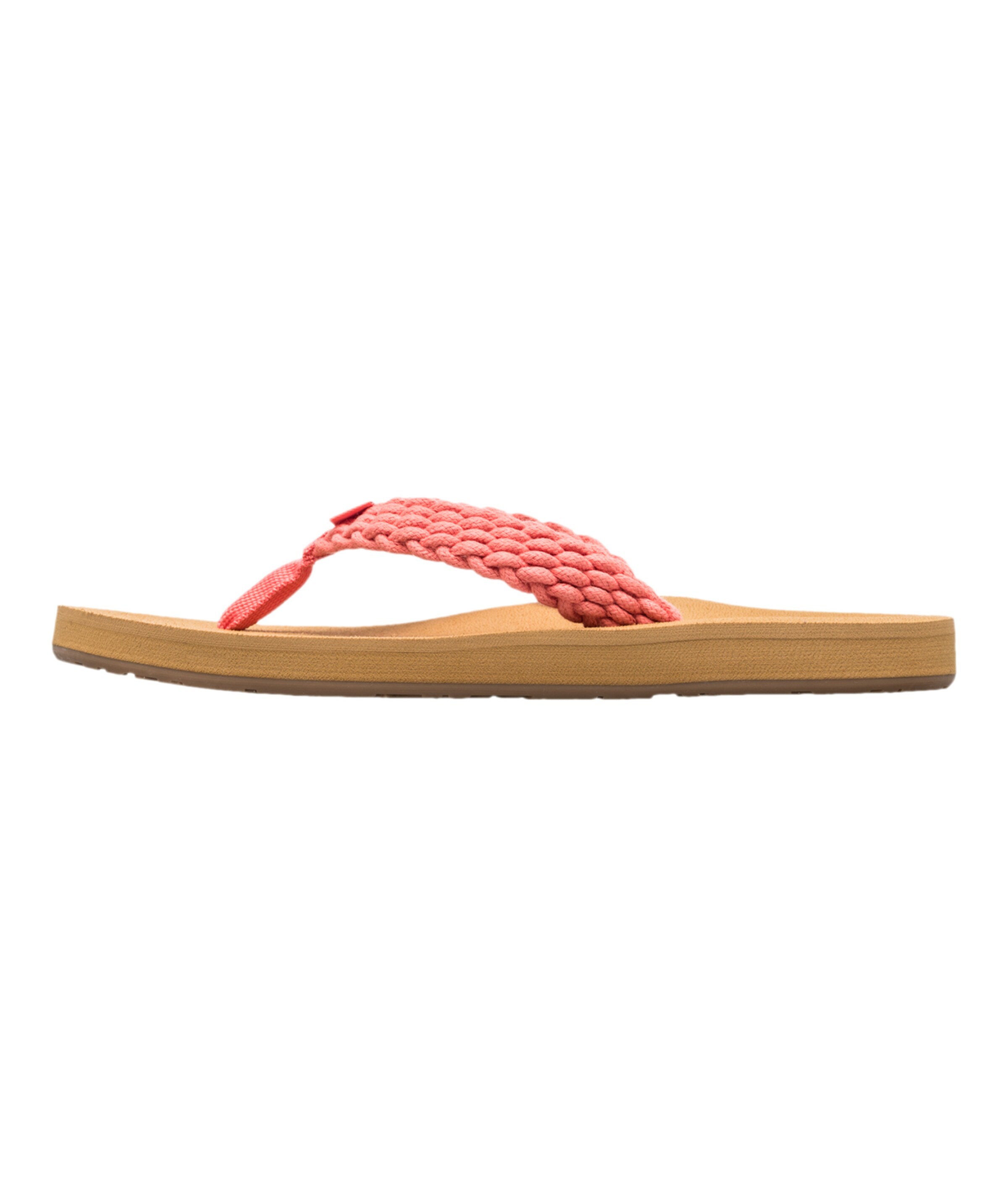 ROXY Teenslipper 'Porto' in Roze: voorkant