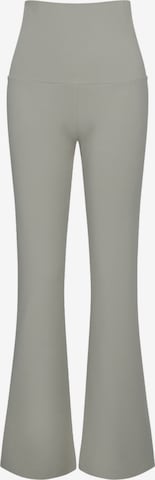 cfab (formerly creamy fabrics) - Leggings 'Cotton Flared Bootcut Leggings' en gris: frente