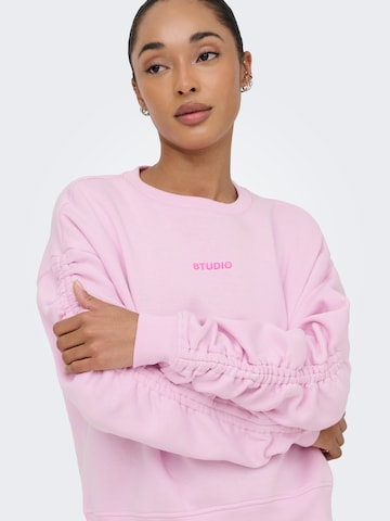 ONLY Sweatshirt in Pink