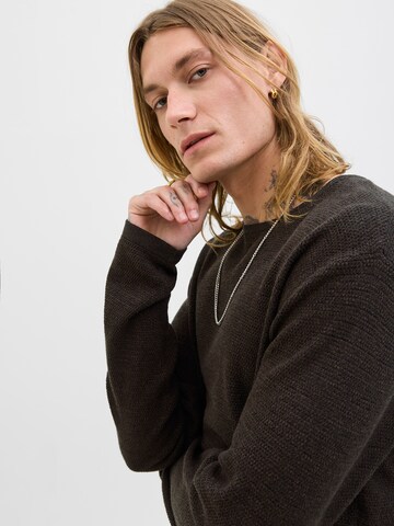 JACK & JONES Свитер 'JJEGEORGE' в Коричневый