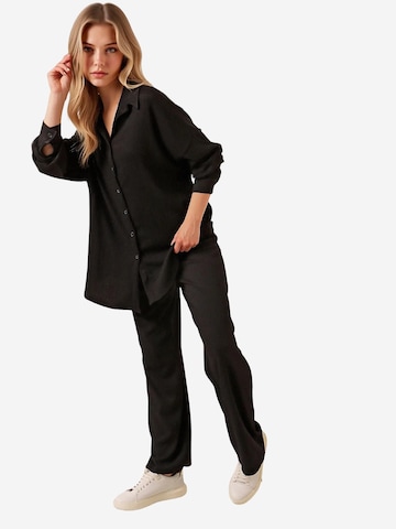 Pantalons de tailleur Bigdart en noir