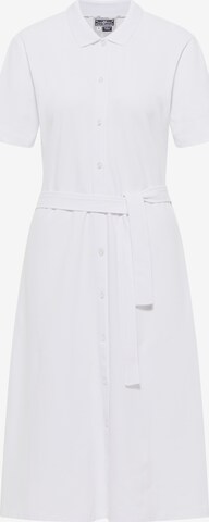 DreiMaster Maritim Shirt Dress in White: front