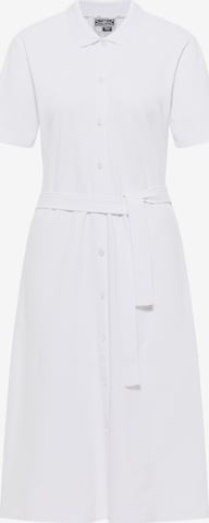 DreiMaster Maritim Shirt Dress in White: front