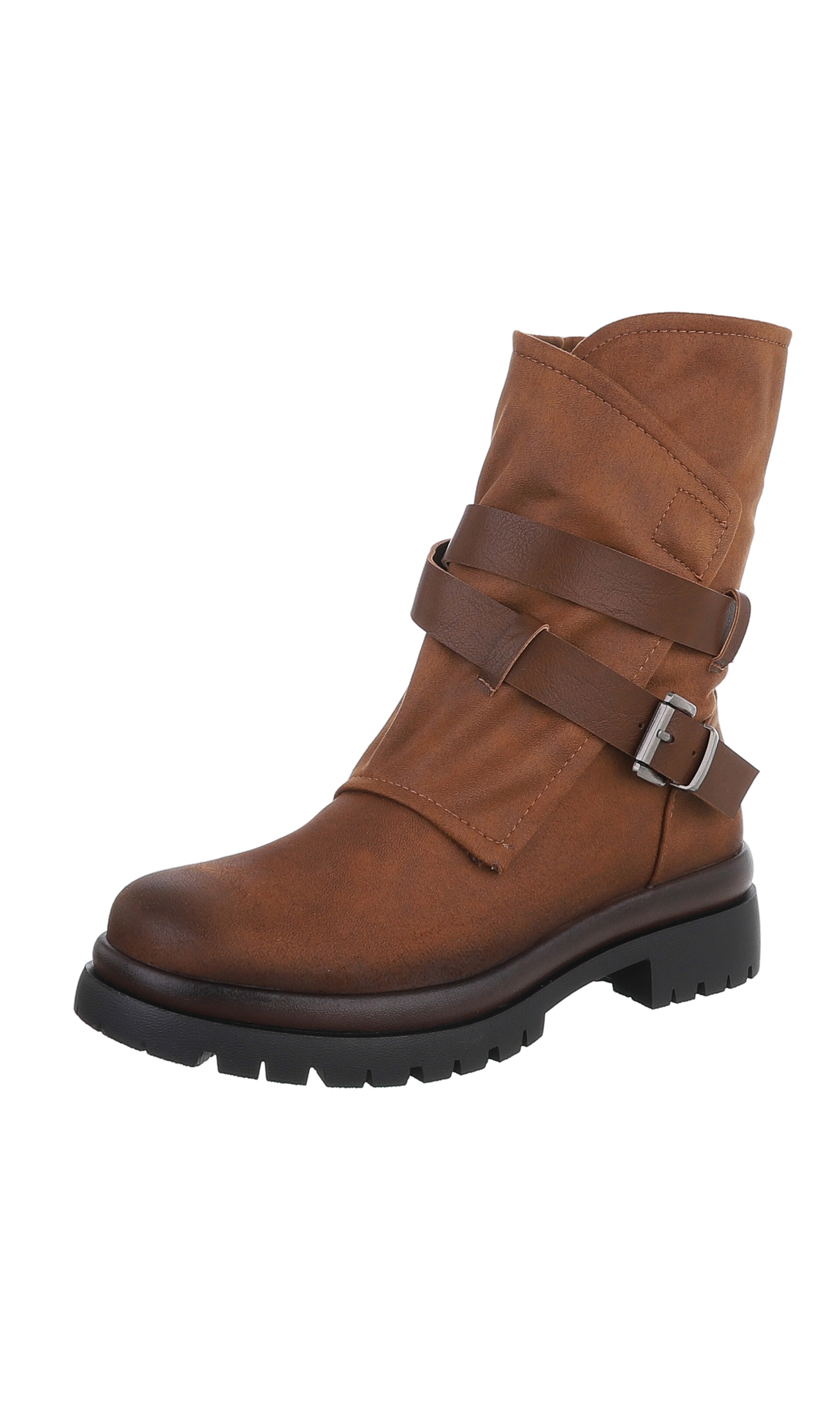 Ital-Design Boots in Brown: front