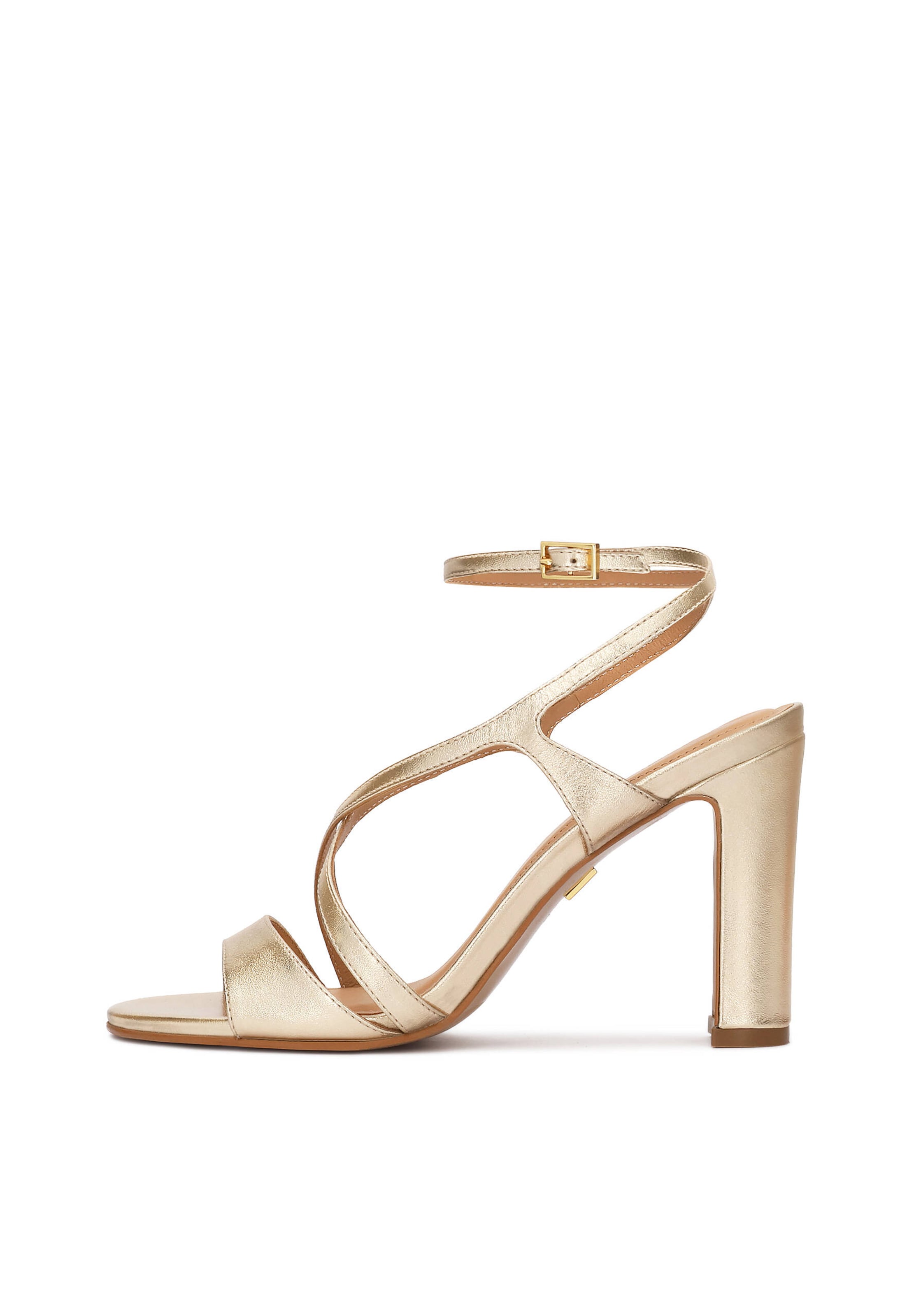 Kazar Páskové sandály – zlatá: přední strana