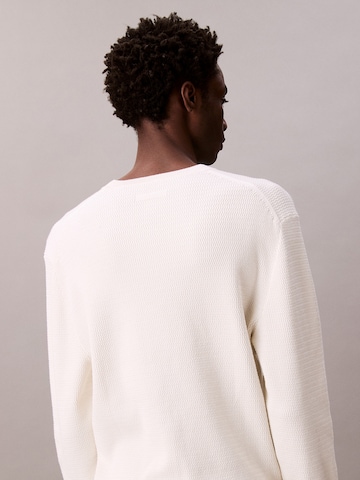 Pull-over Calvin Klein en blanc