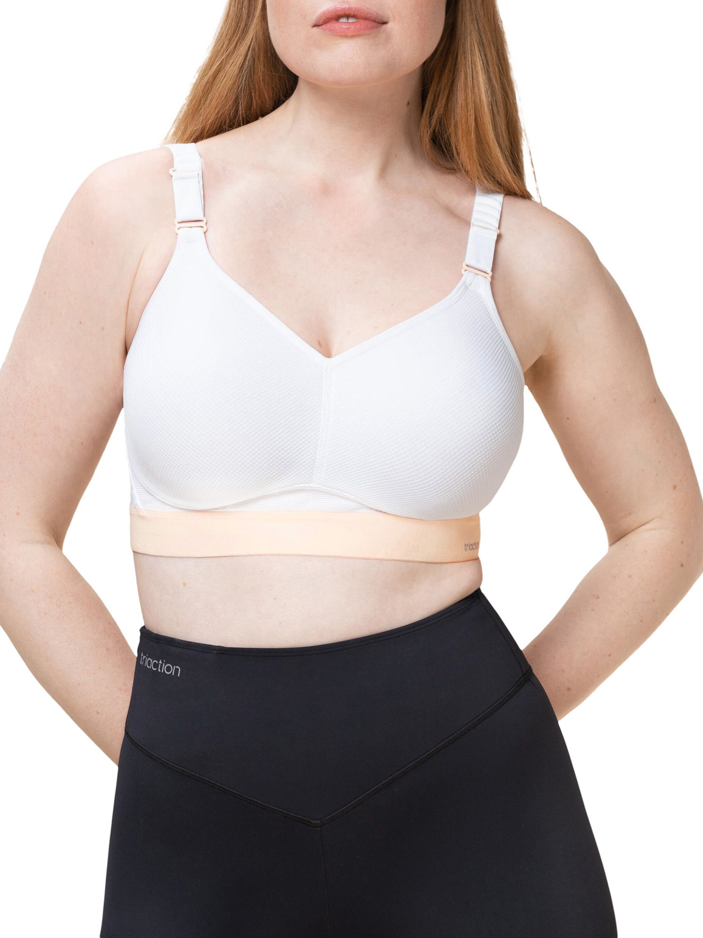 TRIUMPH High Support Bra ' Triaction Hybrid Lite ' in White