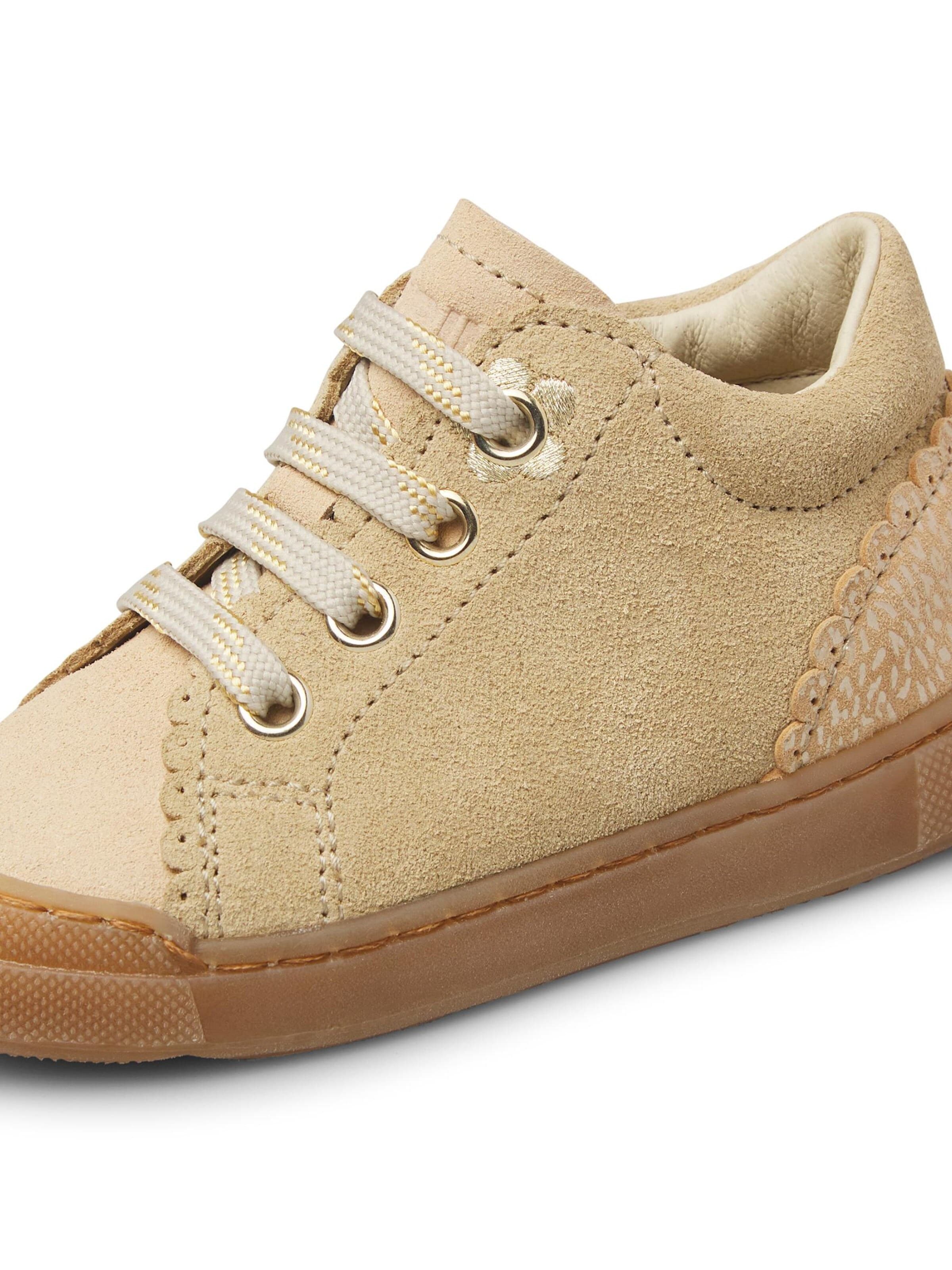 NATURINO Sneakers 'LIORIS HIGH ZIP' in Beige