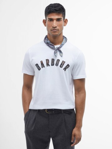 Barbour Shirt 'Ancroft' in White: front