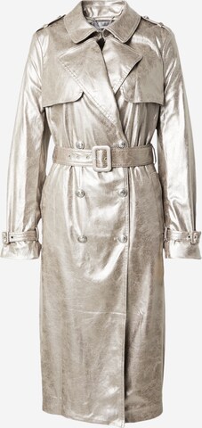 Cappotto di mezza stagione 'ADELE' di GUESS in argento: frontale