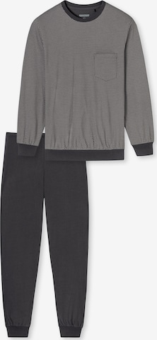 SCHIESSER Pyjama ' Comfort Essentials ' in Grau: Vorderseite