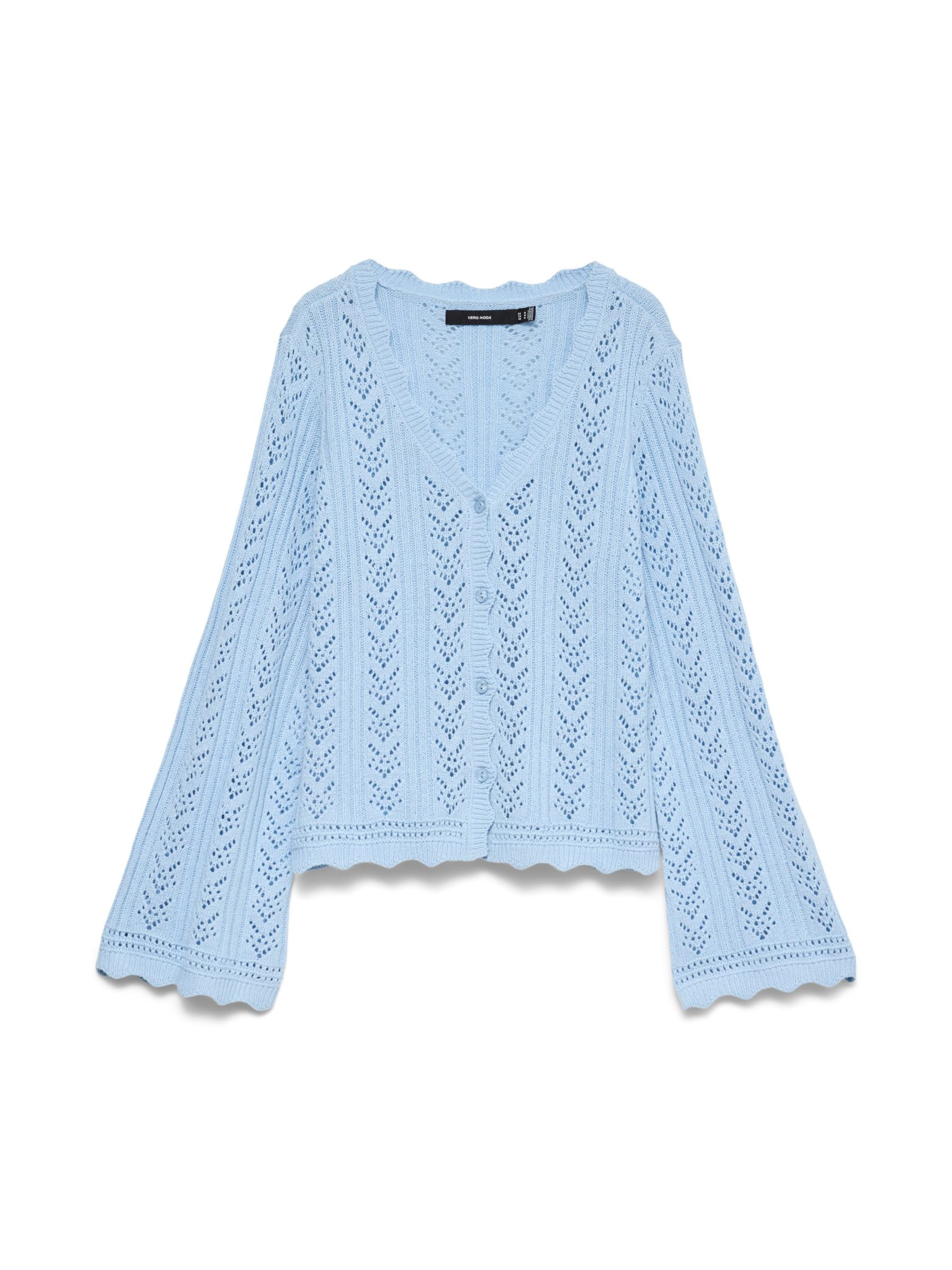 Giacchetta 'VMROWAN' VERO MODA di colore blu pastello, Visualizzazione prodotti