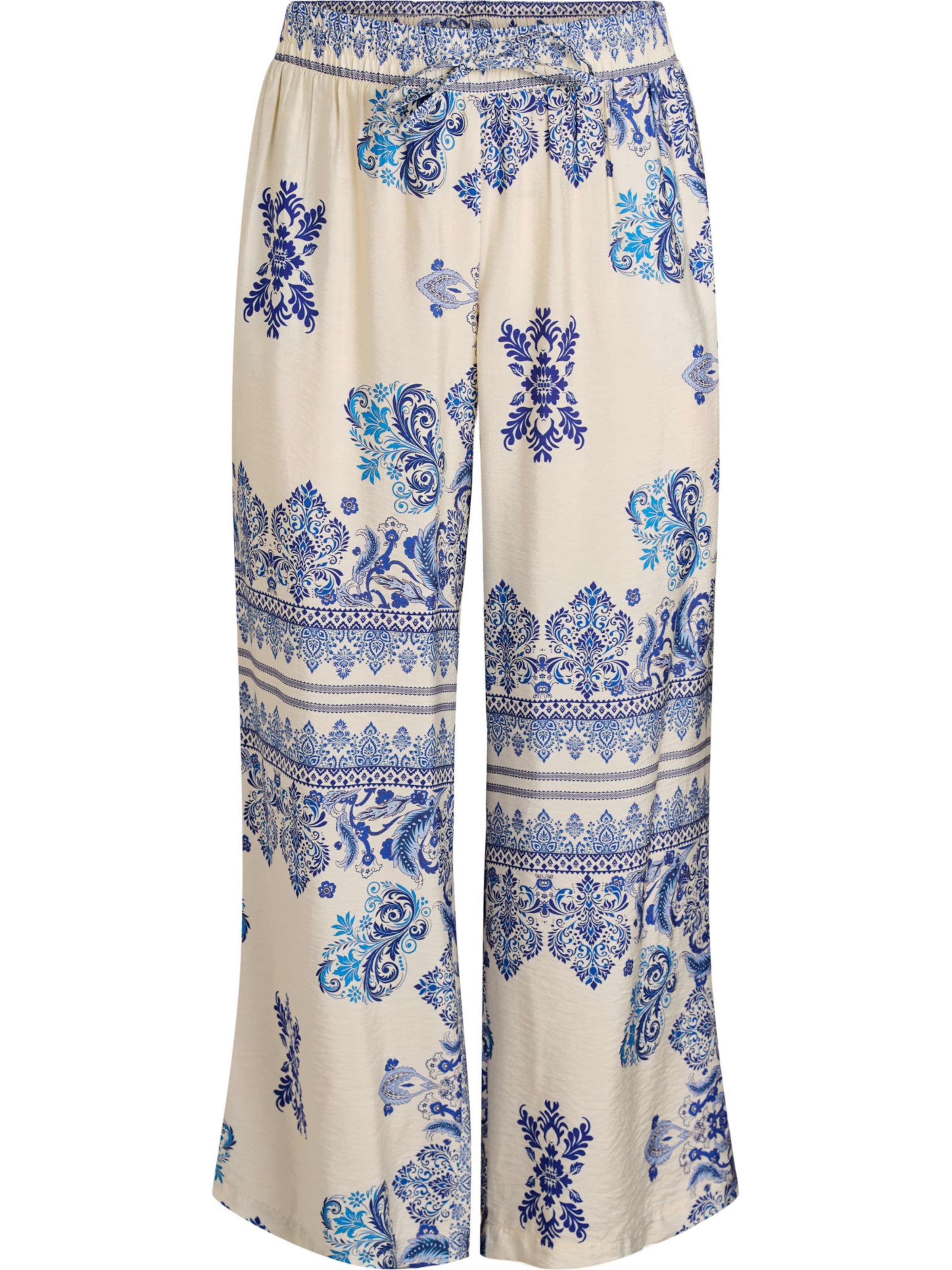 Zizzi Voľný strih Nohavice 'Mestea' - Modrá: predná strana