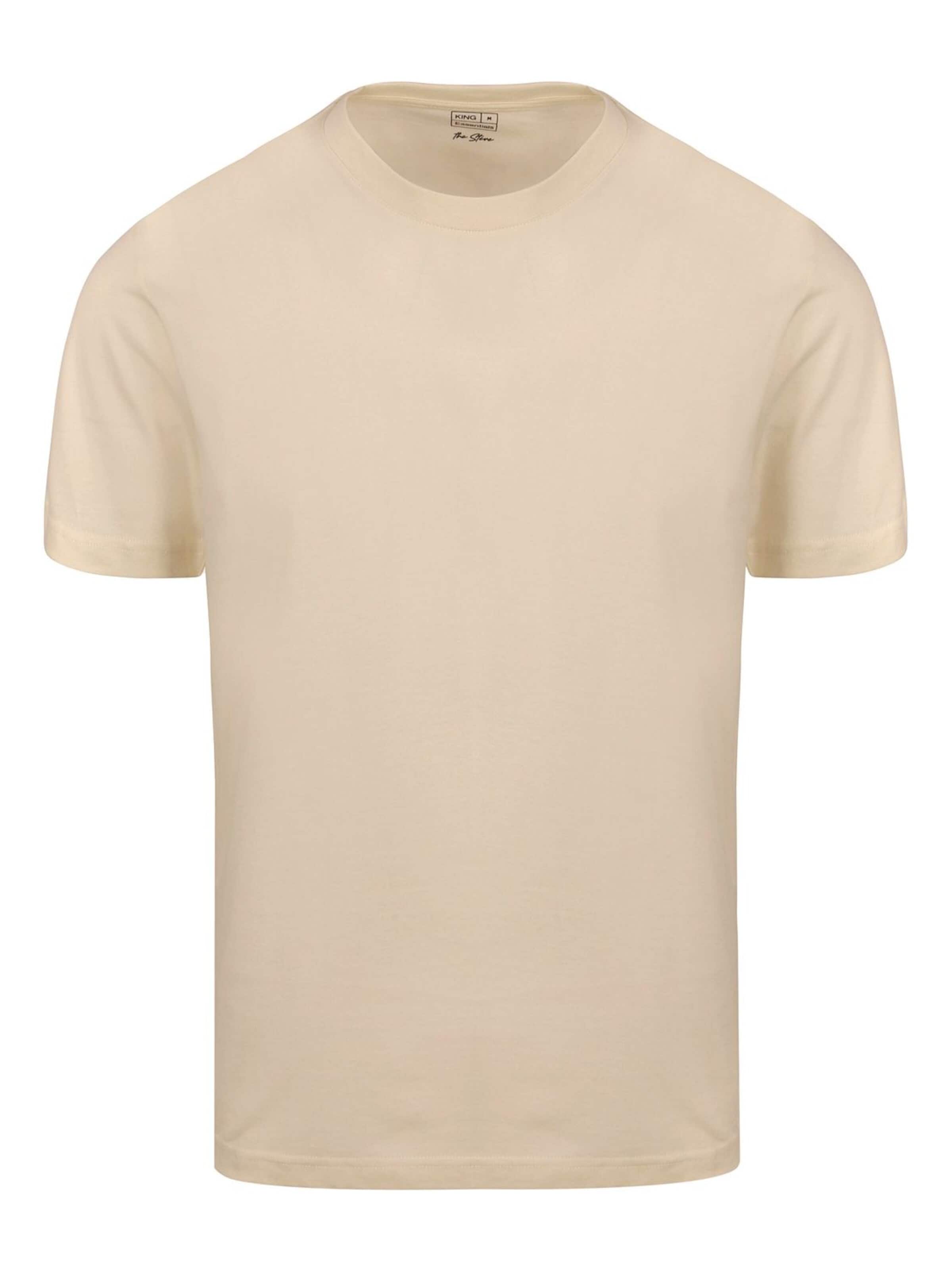 KING Essentials Shirt 'The Steve'‌‌‌‌‌‌‌ in Beige: Vorderseite