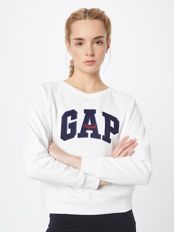 Sweat-shirt GAP en blanc : devant