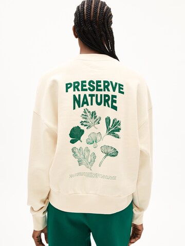 ARMEDANGELS Sweatshirt in Beige: voorkant