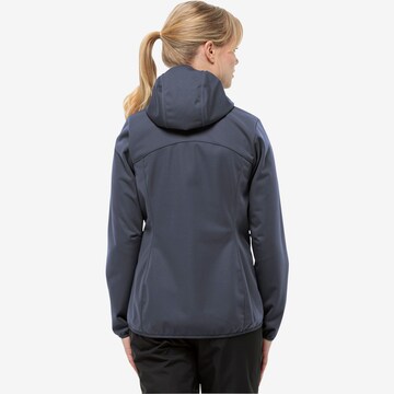 JACK WOLFSKIN Outdoor Jacket 'WINDHAIN' in Blue