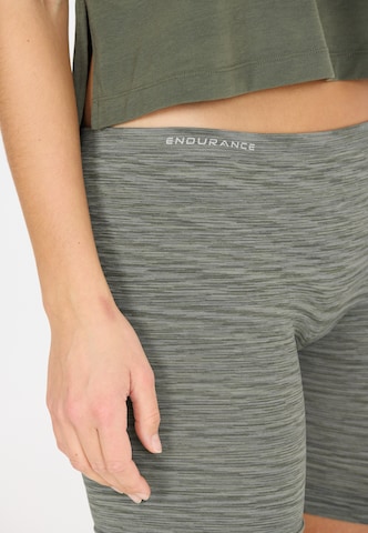 ENDURANCE Regular Sports trousers 'Crina' in Green