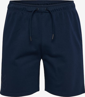 Regular Pantalon de sport 'Active' Hummel en bleu : devant