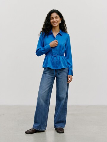 Chemisier 'RIVER' VERO MODA en bleu