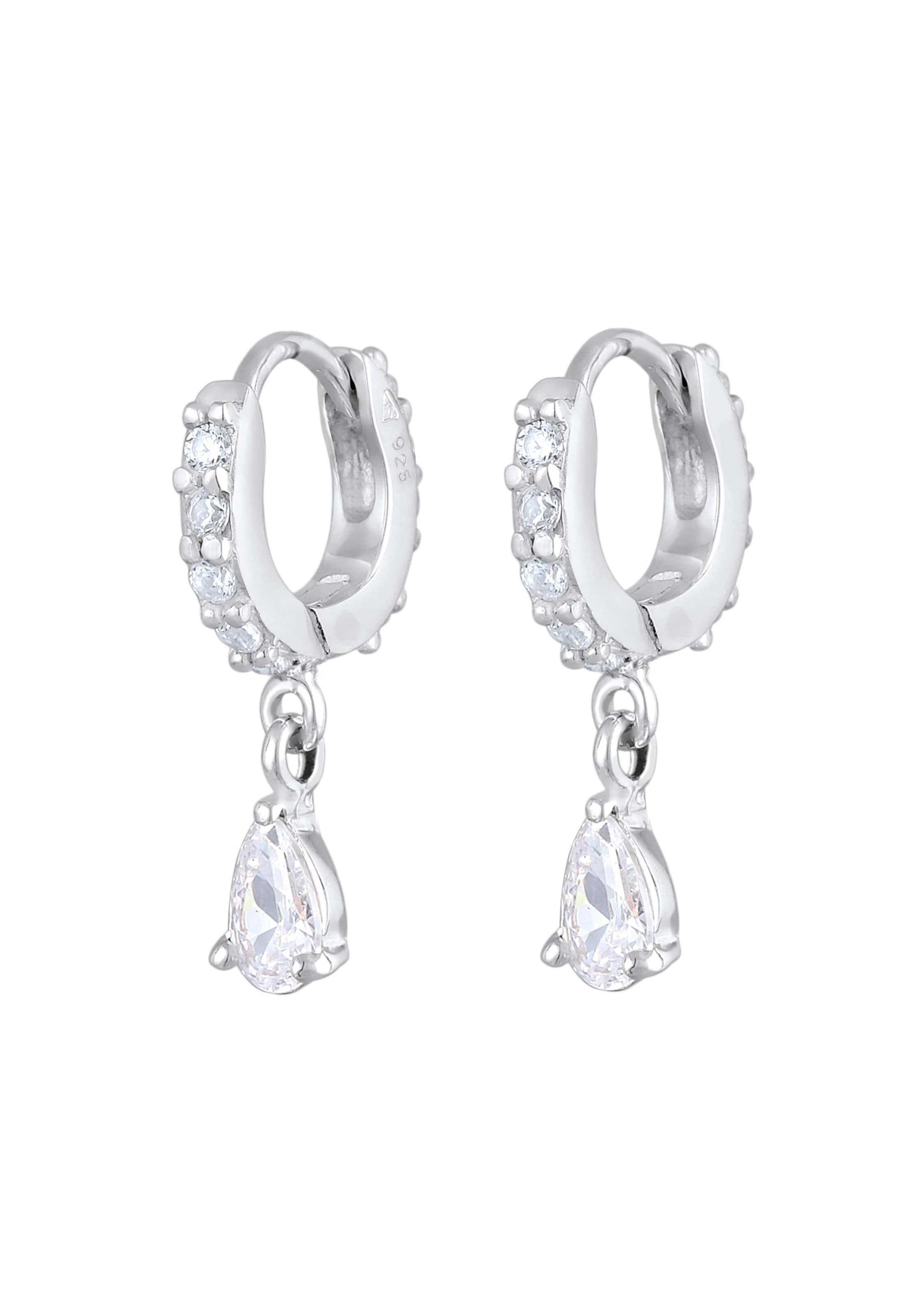 ELLI Ohrringe in Silber: Vorderseite