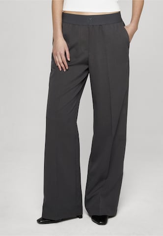 Noisy may Wide Leg Hose 'NMCindy' in Grau: Vorderseite