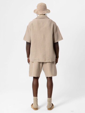 Comfort fit Camicia 'North Richland Hills' di VAMOS CLO in beige