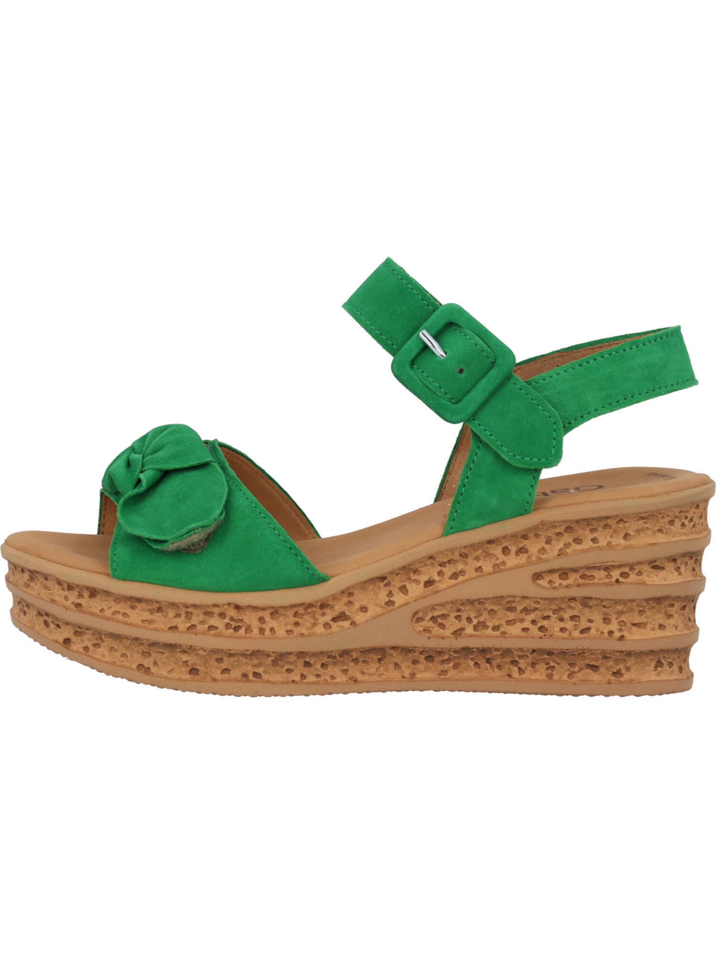 GABOR Sandale in Grün