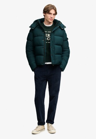 Superdry & Co Winter Jacket 'Premium' in Green