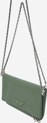 Zadig & Voltaire Clutch 'ROCK' in Green: front