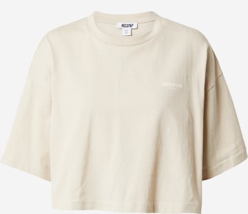 T-shirt Misspap en beige : devant