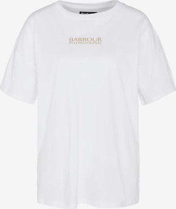 Barbour International Majica 'Whitson' | bela barva: sprednja stran