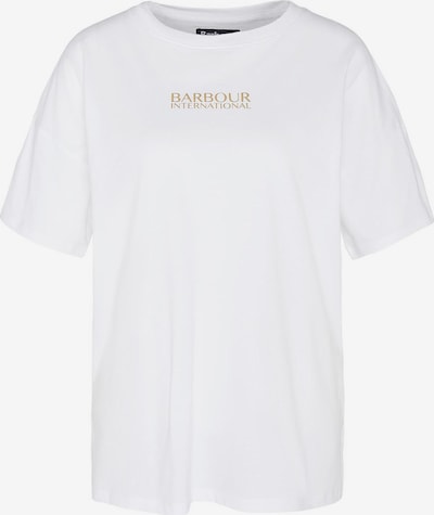Barbour International Camisa 'Whitson' em ouro / branco, Vista do produto