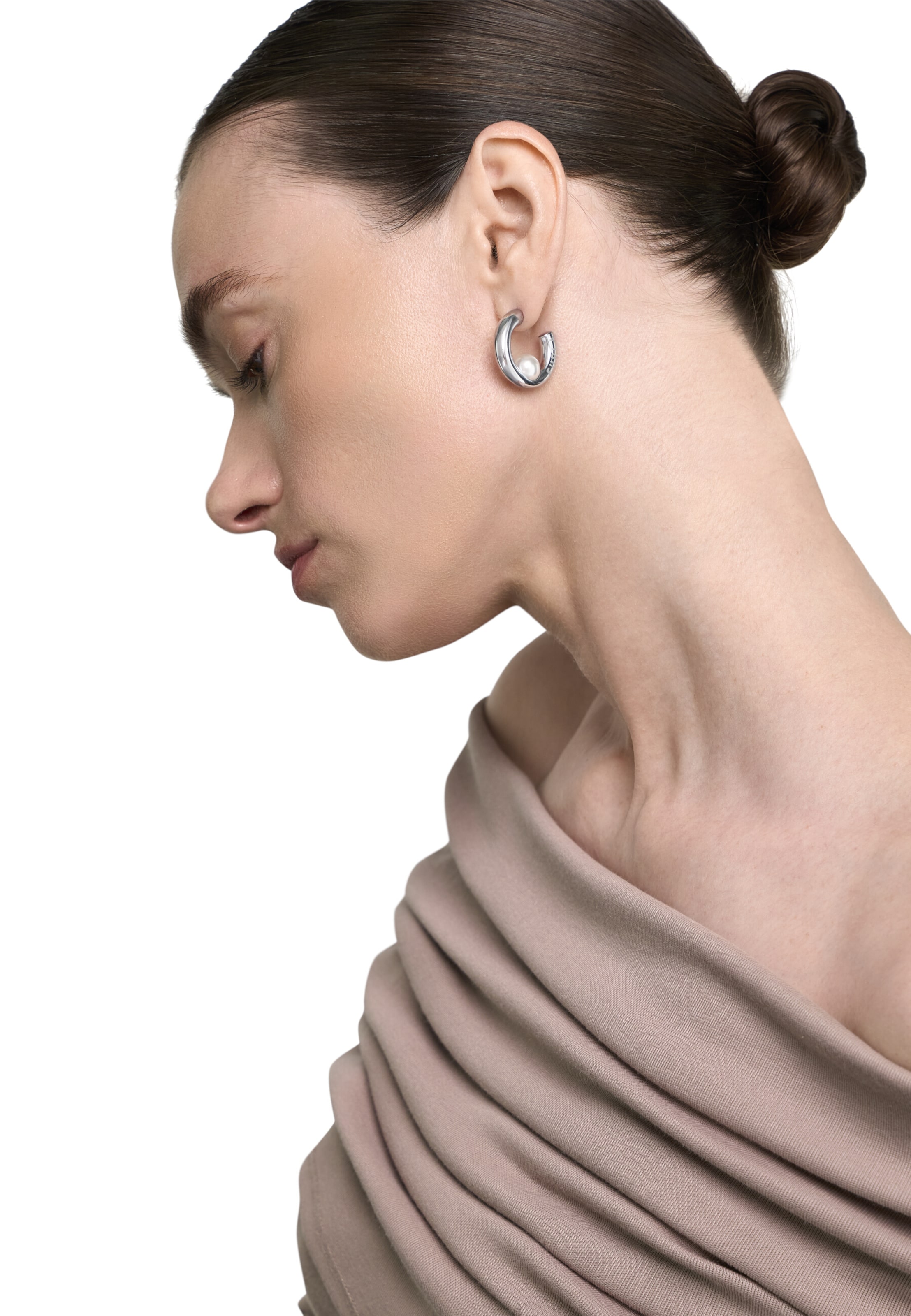 Boucles d'oreilles 'Piercing' Furla Jewellery en argent : devant