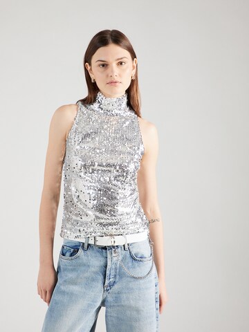 Warehouse - Top en plata: frente