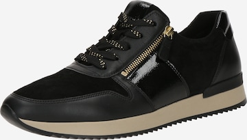 GABOR Matalavartiset tennarit värissä musta: etupuoli