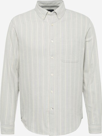 Club Monaco Regular fit Button Up Shirt in Grey: front