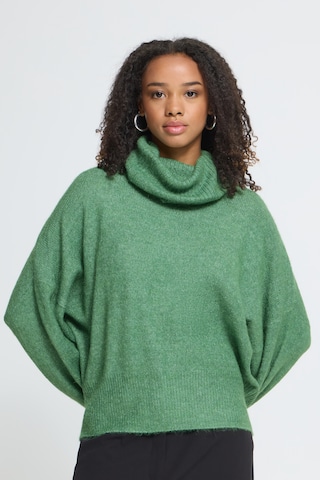 ICHI Pullover 'IHKamara ' i grøn: forside
