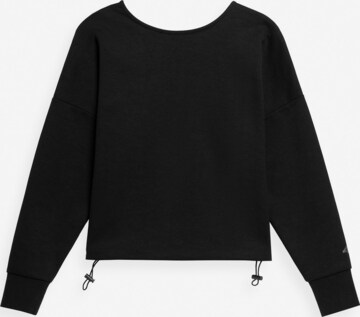 4F Sports sweatshirt in Black: front