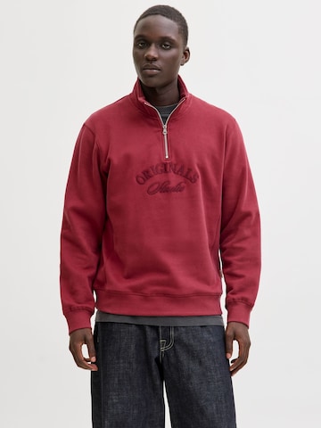 JACK & JONES Sweatshirt in Rot: Vorderseite