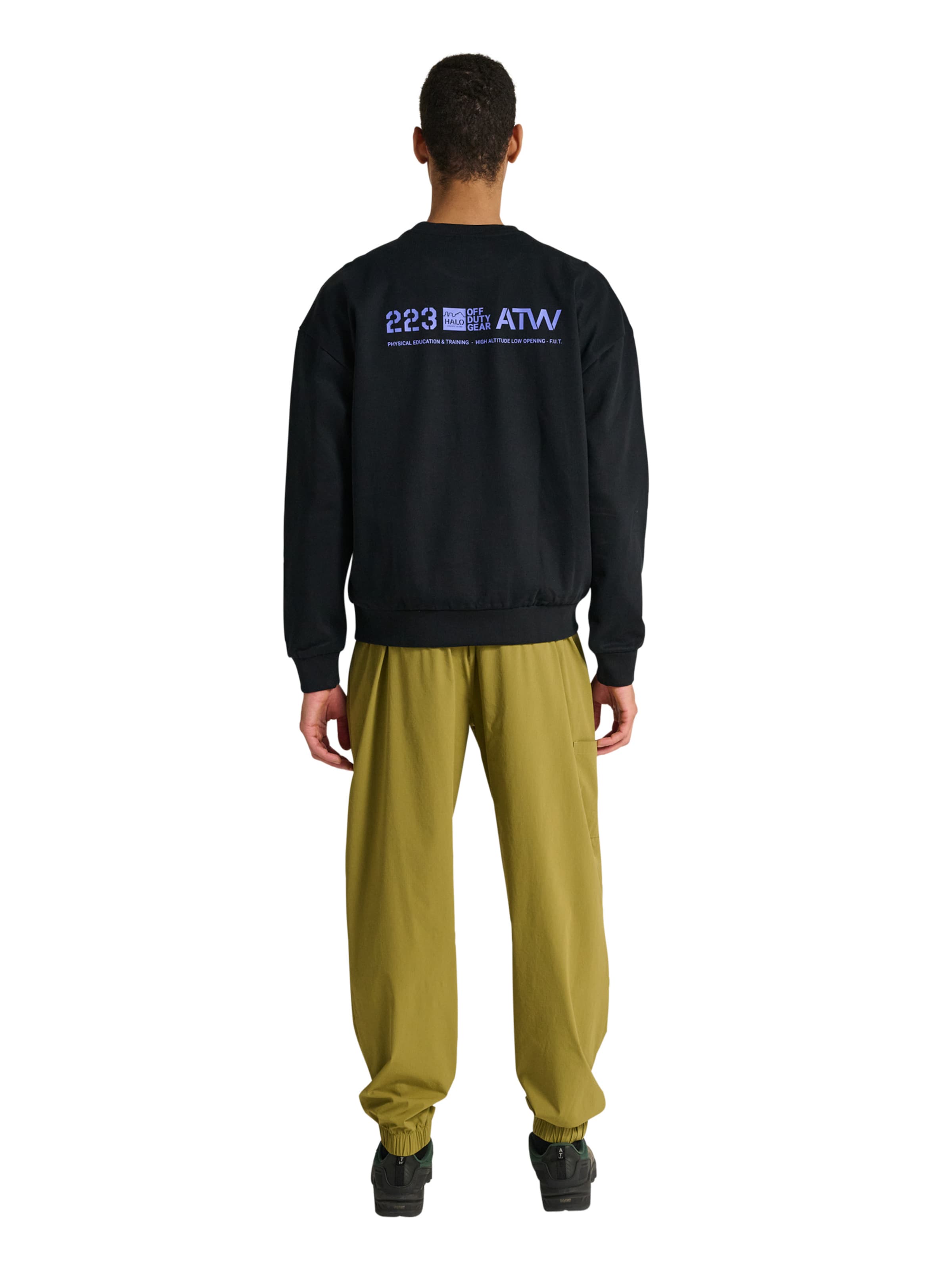 HALO Sweatshirt in Zwart