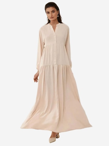 Hiccup Dress in Beige
